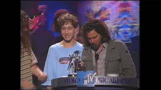 1993 MTV Video Awards - Pearl Jam win Best Music Video for 