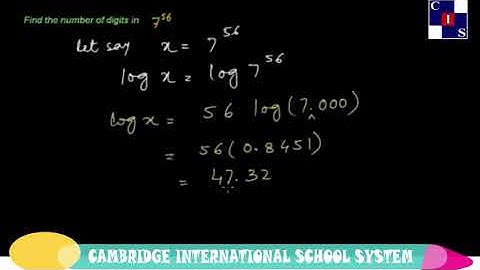 3.5.5: Problem 4 Applications of Logarithm Laws in Calculations, Logarithms, Math Punjab Level-9