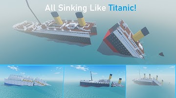 All Ships Sinking Like Titanic! | Water Physics 🌊