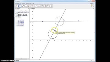 creating parallel lines using Geogebra