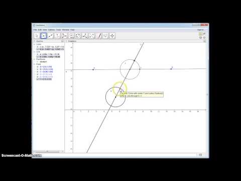 creating parallel lines using Geogebra