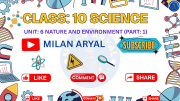 Class: 10 || Science || Unit: 6 || Nature and Environment || Part: 1