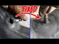 How to Fix/Repair Nozzle Car Puncture | Fix A Leaking Tyre Valve | Fix Tyre Punctures