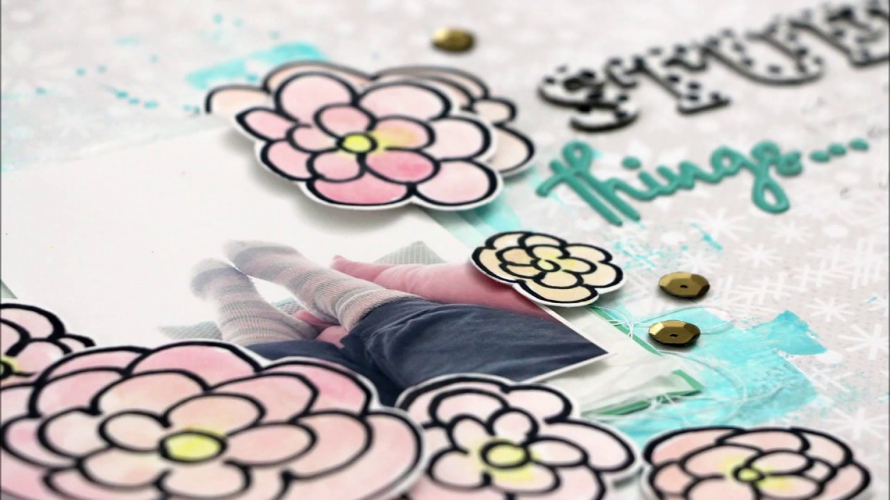 Hip Kit Club Mood Board Inspired | Scrapbooking process | Frau Pony scrapbooking tiendas