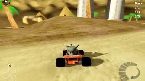 SuperTuxKart new graphical engine - Shifting Sands