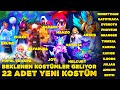 22 YENİ KOSTÜM! BEKLEDİĞİNİZ O KOSTÜMLER GELİYOR | HANGİLERİ BEDAVA OLACAK VE KOSTÜM TÜRLERİ NE?