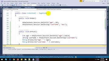 Session in ASP.NET Core Razor Pages
