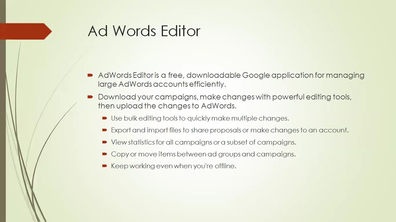 Ad Word Editor I Digital Marketing Pt 3 I M B.A l Indian Universities