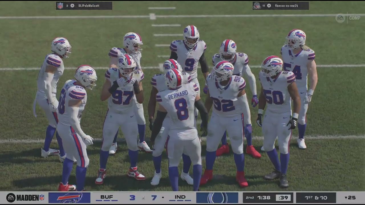 Madden NFL 26 scott vs 2-raw colts