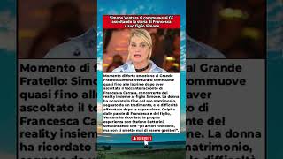 SIMONA VENTURA IN LACRIME AL GF: LE PAROLE DI FRANCESCA LA TOCCANO PROFONDAMENTE