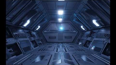 sci-fi corridor IN BLENDER
