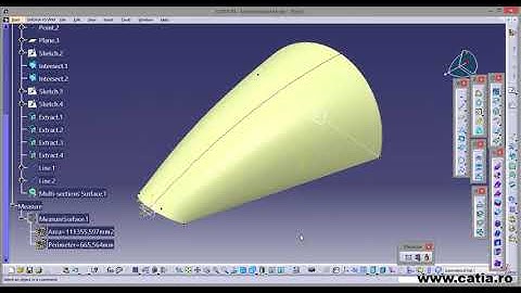 How to create a mechanical part using CATIA Part Design and Generative Shape Design 70