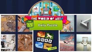 4 Pics 1 Word Daily Puzzle September 15, 2022 The World of Art Guide