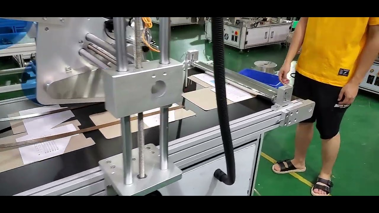 #box labeling machine postage machine labels automatic labeler machine ...