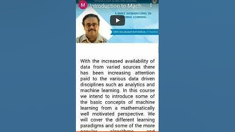 Introduction to Machine Learning IITM Nptel assignment Solution nptel2021