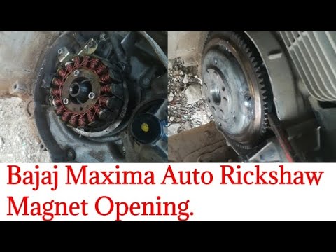 Bajaj Maxima Auto Rickshaw Magnet Opening. 