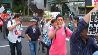 2015.06.14「戦争立法反対!渋谷デモ」【10/10】