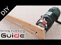 How to make a Circle Cutting Jig for Your Router【DIY】