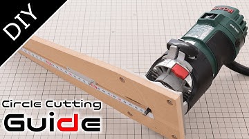 How to make a Circle Cutting Jig for Your Router【DIY】