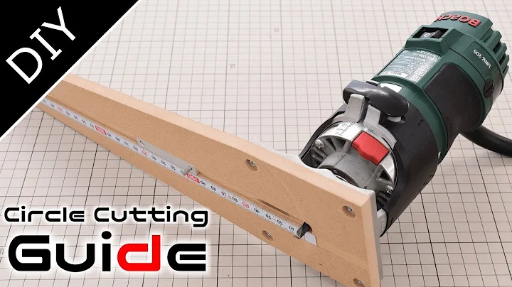 How to make a Circle Cutting Jig for Your Router【DIY】
