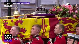 Funeraliile Reginei. Sicriul a fost adus la Westminster Abbey, unde a avut loc slujba religioasă