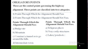 Transportation Engineering || Highway Alignment and Surveys || Lec-9