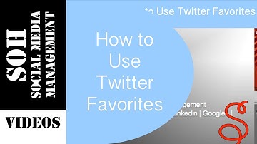2015 Twitter Tutorial  - How to Use Twitter Favorites