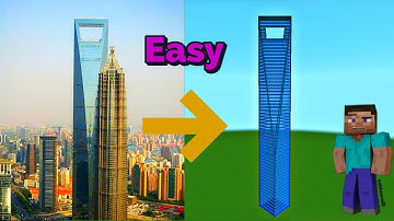 How To Build The Shanghai Financial Center In Minecraft🔥🔥🔥