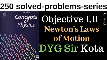 10. Objective 1 and 2 HC Verma Laws of Motion for JEE Main/AIIMS/Class 11