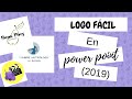 Logo NUTRICIÓN 2019 | Logo en Power Point | como hacer un logo | logo design