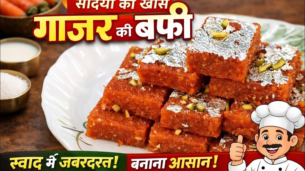 Prakriti ki Rasoi | 😱 ऐसी गाजर की बर्फी कभी नहीं खाई होगी | सिर्फ 3 चीज़ों से हलवाई जैसी!