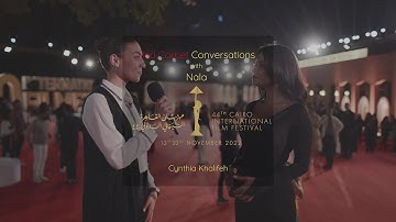 CIFF 44| Day 4| Red Carpet Conversations with Nala | Cynthia Khalifeh