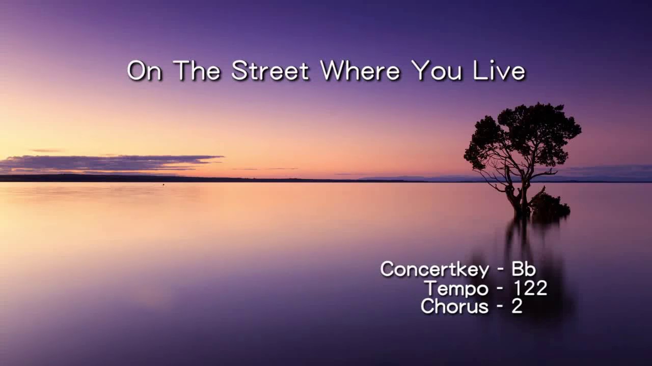 On The Street where you Live - ( C Instrument ) - YouTube