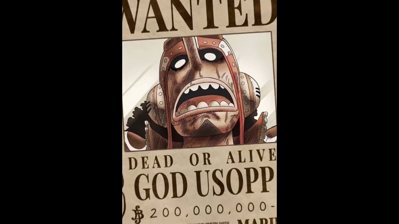 Usopp's Bounty Throughout The Series One Piece