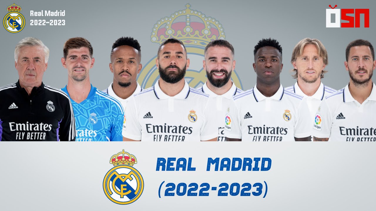Real Madrid Squad List (20222023) OSN TV YouTube