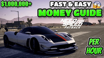 Need for Speed  Payback | FAST & EASY Money Guide | $1,000,000 coins per hour | No hacks :-)