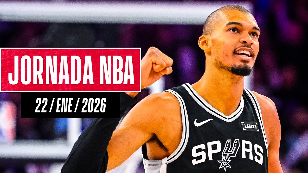 ¡Victor Wembanyama y un ENORME doble-doble! | Resultados Jornada NBA (22/enero/2026)