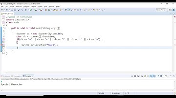 Vowel or Consonant | Java | Decision Making | Beginner Tutorial