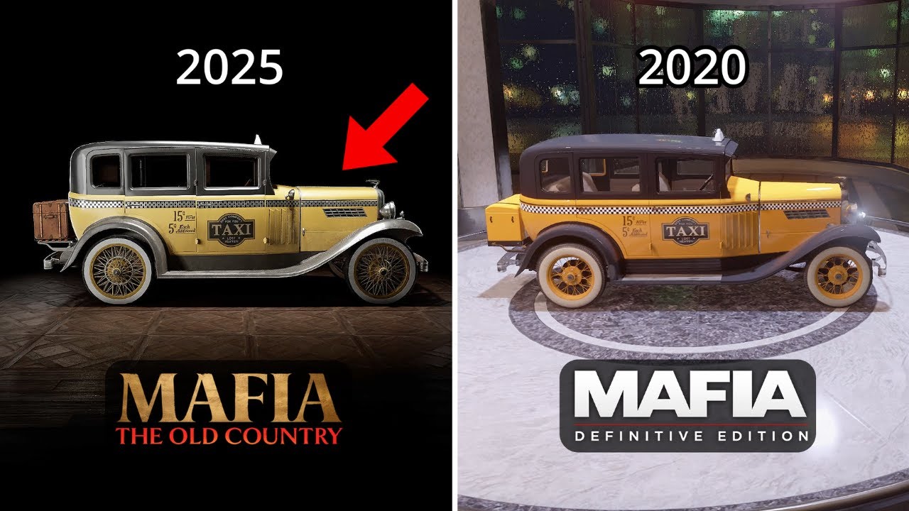 Mafia: The Old Country (2025) VS Mafia: Definitive Edition (2020) - Physics and Details Comparison