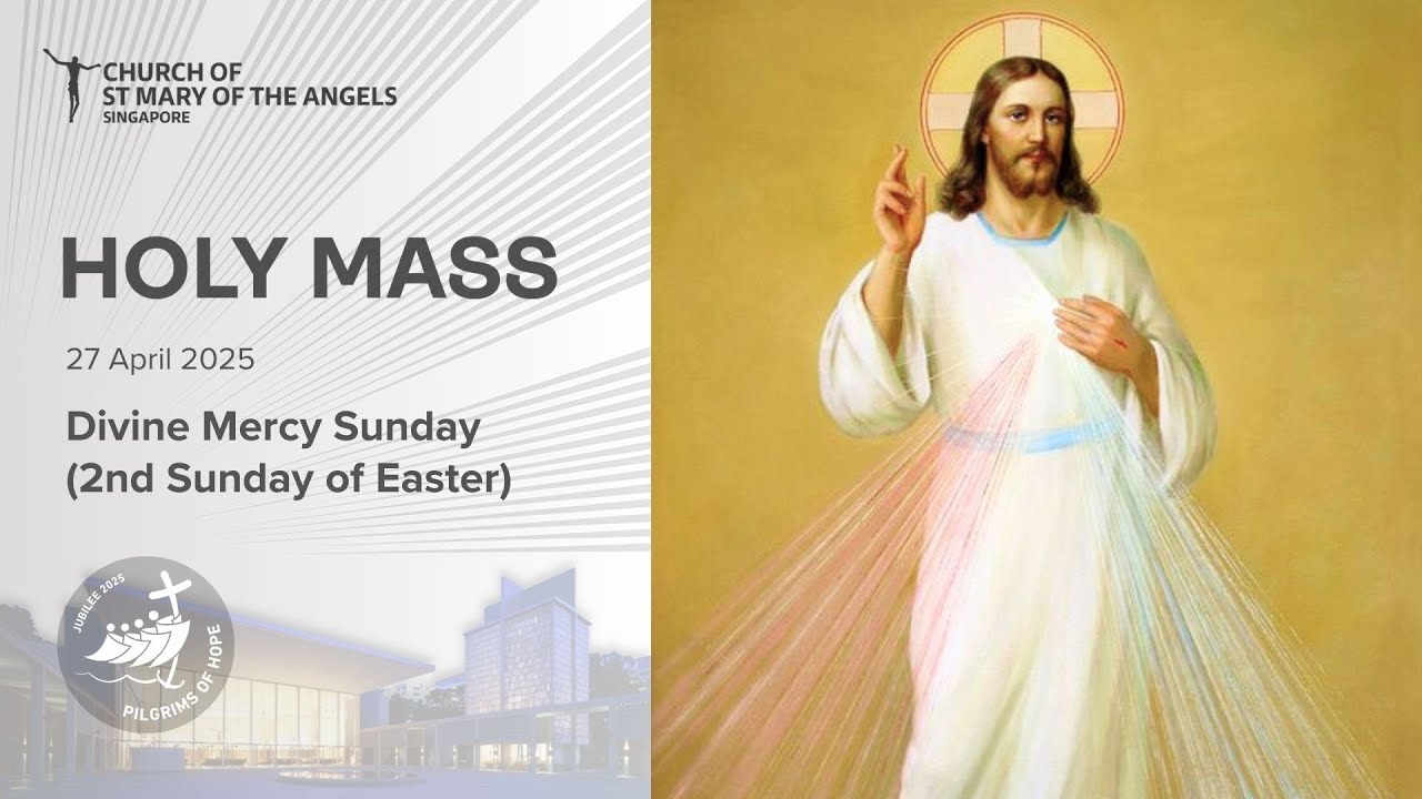 Holy Catholic Mass - Divine Mercy Sunday - 27 April 2025 - YouTube