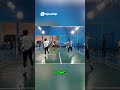 Badminton Rally Intense Play Meets Surprise! #badminton #badmintolovers #tepok #shorts