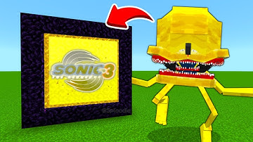 How To Make A Portal To THE SHIN SONIC GOD TAPES Dimension in Minecraft PE