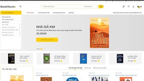 Website bán sách online | Ecommerce | HTML, CSS, JavaScript, PHP và MySQL | Kèm báo cáo + điểm A