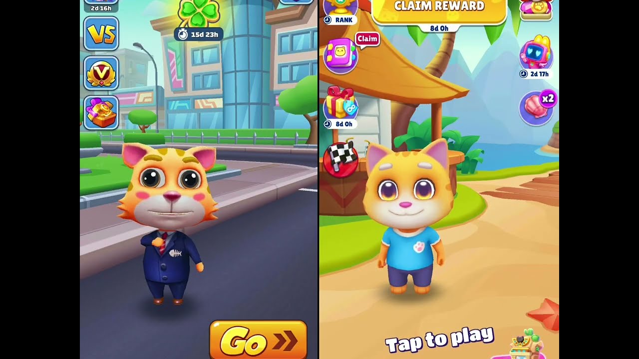 PET RUNNER GAMEPLAY VS CAT RUNNER 4K WALKTHROUGH 