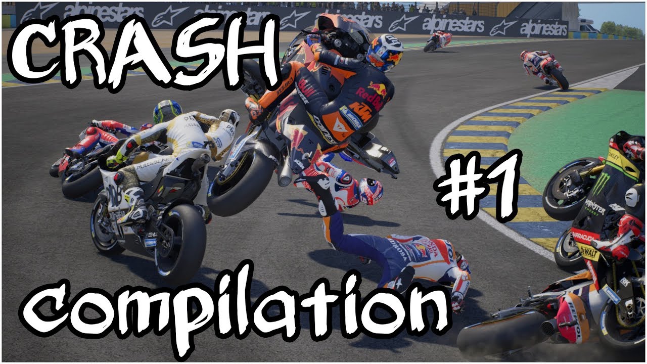 MotoGP 18 Crash Compilation