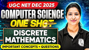 UGC NET Dec Computer Science Classes 2025 | UGC NET Computer Science Discrete Mathematics PYQs