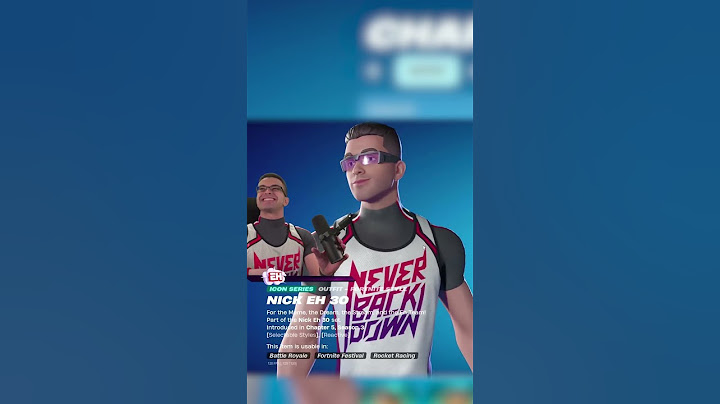 NickEh30 Icon Skin Cosplay