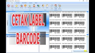 TUTORIAL CARA CETAK LABEL BARCODE PADA APLIKASI SID RETAIL PRO screenshot 5