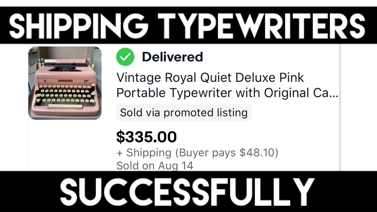 How To Ship Typewriters