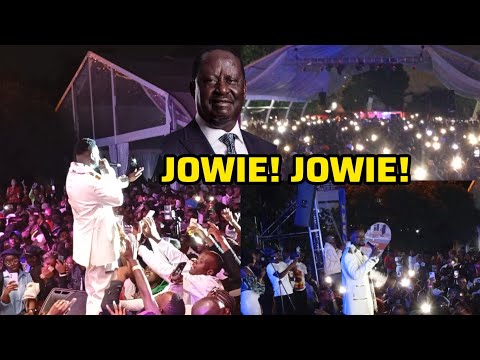 Prince indah Honours Late Raila with a Tribute song at his album launch